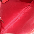 GUCCI GG Canvas Shoulder Bag Red Silver 113013 Auth 190359-11