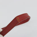 GUCCI GG Canvas Shoulder Bag Red Silver 113013 Auth 190359-8