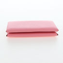 HERMES Calvi Card Case Leather Pink Auth 190365M-5