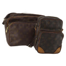 LOUIS VUITTON Monogram Shoulder Bag 2 Set LV Auth 190370-1