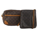 LOUIS VUITTON Monogram Shoulder Bag 2 Set LV Auth 190371-1