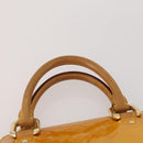LOUIS VUITTON Monogram Vernis Hand Bag 3 Set Beige LV Auth 190372-12