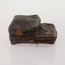 LOUIS VUITTON Monogram Vernis Hand Bag 3 Set Beige LV Auth 190372-17