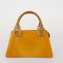 LOUIS VUITTON Monogram Vernis Hand Bag 3 Set Beige LV Auth 190372-8