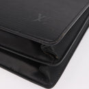 LOUIS VUITTON Epi Serviette Conseiller Business Bag Black M54422 LV Auth 190381-17