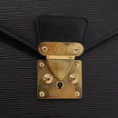 LOUIS VUITTON Epi Serviette Conseiller Business Bag Black M54422 LV Auth 190381-20