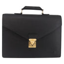 LOUIS VUITTON Epi Serviette Conseiller Business Bag Black M54422 LV Auth 190381-13