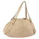 GUCCI GG Canvas Guccissima Abbey Tote Bag Beige Gold 130736 Auth 190383-1