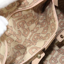 GUCCI GG Canvas Guccissima Abbey Tote Bag Beige Gold 130736 Auth 190383-21