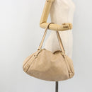 GUCCI GG Canvas Guccissima Abbey Tote Bag Beige Gold 130736 Auth 190383-22