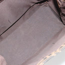 FENDI Zucca Canvas Mamma Baguette Tote Bag Brown Black Auth 190385-11