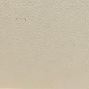 PRADA Hand Bag Vittero Dino Leather 2way White Gold Auth 190387V-5