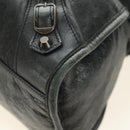 BALENCIAGA The City Hand Bag Leather 2way Black 115748 Auth 190388SAM-17