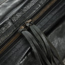BALENCIAGA The City Hand Bag Leather 2way Black 115748 Auth 190388SAM-22