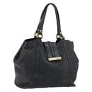 GUCCI GG Canvas Guccissima Tote Bag Leather Black Gold 233607 Auth 190389A-1
