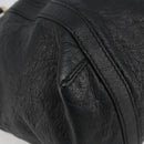 GUCCI GG Canvas Guccissima Tote Bag Leather Black Gold 233607 Auth 190389A-11