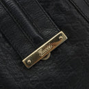 GUCCI GG Canvas Guccissima Tote Bag Leather Black Gold 233607 Auth 190389A-14
