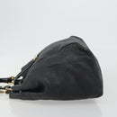 GUCCI GG Canvas Guccissima Tote Bag Leather Black Gold 233607 Auth 190389A-5