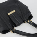 GUCCI GG Canvas Guccissima Tote Bag Leather Black Gold 233607 Auth 190389A-6
