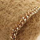 Stella MacCartney Chain Falabella Shoulder Bag Bore 2way Brown Gold Auth 190391V-17