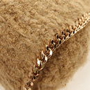 Stella MacCartney Chain Falabella Shoulder Bag Bore 2way Brown Gold Auth 190391V-19