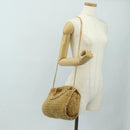 Stella MacCartney Chain Falabella Shoulder Bag Bore 2way Brown Gold Auth 190391V-24