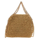 Stella MacCartney Chain Falabella Shoulder Bag Bore 2way Brown Gold Auth 190391V-13