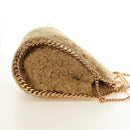 Stella MacCartney Chain Falabella Shoulder Bag Bore 2way Brown Gold Auth 190391V-3