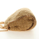 Stella MacCartney Chain Falabella Shoulder Bag Bore 2way Brown Gold Auth 190391V-4