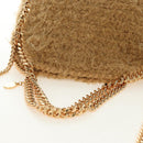 Stella MacCartney Chain Falabella Shoulder Bag Bore 2way Brown Gold Auth 190391V-6