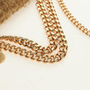 Stella MacCartney Chain Falabella Shoulder Bag Bore 2way Brown Gold Auth 190391V-7