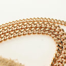 Stella MacCartney Chain Falabella Shoulder Bag Bore 2way Brown Gold Auth 190391V-14