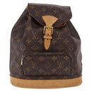 LOUIS VUITTON Monogram Montsouris MM Backpack M51136 LV Auth 190393A-13