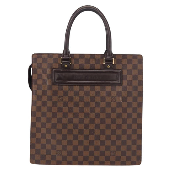 LOUIS VUITTON Damier Ebene Venice GM Hand Bag N51146 LV Auth 190394