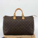 LOUIS VUITTON Monogram Speedy 40 Hand Bag M41522 LV Auth 190395A-12