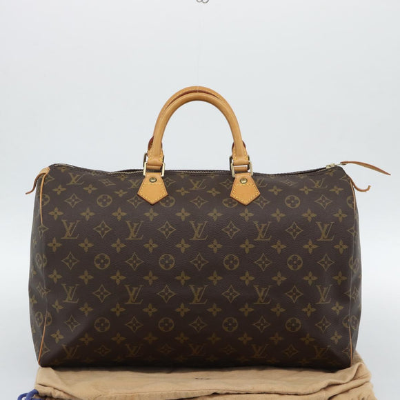 LOUIS VUITTON Monogram Speedy 40 Hand Bag M41522 LV Auth 190395A