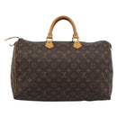 LOUIS VUITTON Monogram Speedy 40 Hand Bag M41522 LV Auth 190395A-2