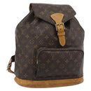 LOUIS VUITTON Monogram Montsouris GM Backpack M51135 LV Auth 190396-1