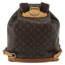 LOUIS VUITTON Monogram Montsouris GM Backpack M51135 LV Auth 190396-2
