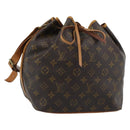 LOUIS VUITTON Monogram Petit Noe Shoulder Bag M42226 LV Auth 190397-1