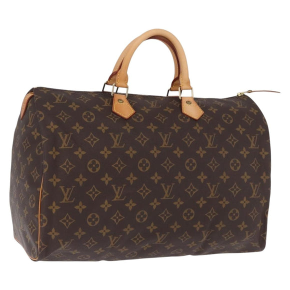 LOUIS VUITTON Monogram Speedy 40 Hand Bag M41522 LV Auth 190400V