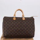 LOUIS VUITTON Monogram Speedy 40 Hand Bag M41522 LV Auth 190400V-12