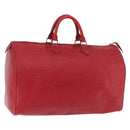 LOUIS VUITTON Epi Speedy 40 Hand Bag Red M42987 LV Auth 190401A-1