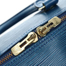 LOUIS VUITTON Epi Keepall 45 Boston Bag Blue M42975 LV Auth 190402V-23