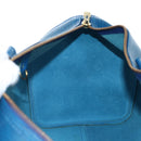 LOUIS VUITTON Epi Keepall 45 Boston Bag Blue M42975 LV Auth 190402V-25
