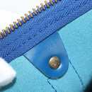 LOUIS VUITTON Epi Keepall 45 Boston Bag Blue M42975 LV Auth 190402V-12