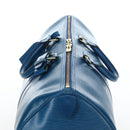 LOUIS VUITTON Epi Keepall 45 Boston Bag Blue M42975 LV Auth 190402V-7