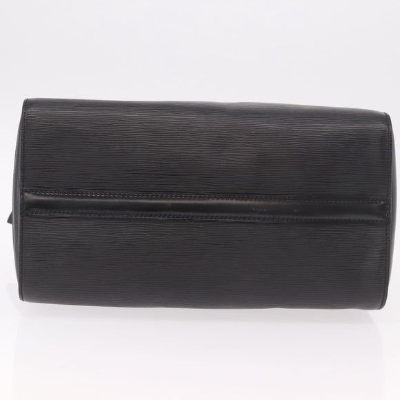 LOUIS VUITTON Epi Speedy 30 Hand Bag Noir Black M43002 LV Auth 190403SAV