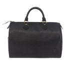 LOUIS VUITTON Epi Speedy 30 Hand Bag Noir Black M43002 LV Auth 190403SAV-3