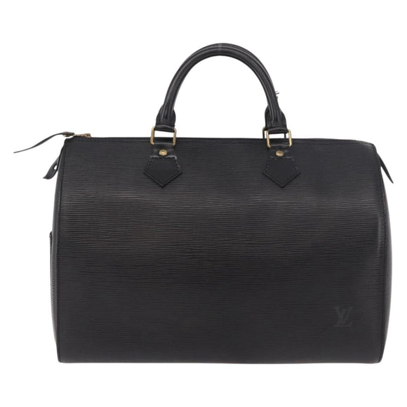 LOUIS VUITTON Epi Speedy 30 Hand Bag Noir Black M43002 LV Auth 190403SAV